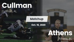 Matchup: Cullman  vs. Athens  2020