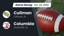 Recap: Cullman  vs. Columbia  2020