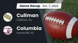 Recap: Cullman  vs. Columbia  2022