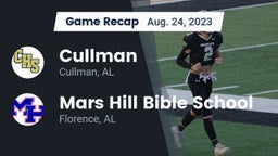 Recap: Cullman  vs. Mars Hill Bible School 2023