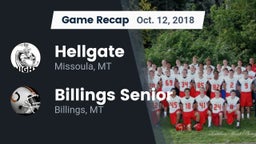 Recap: Hellgate  vs. Billings Senior  2018