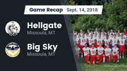 Recap: Hellgate  vs. Big Sky  2018