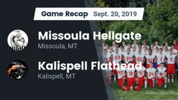 Recap: Missoula Hellgate  vs. Kalispell Flathead  2019
