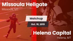 Matchup: Hellgate  vs. Helena Capital  2019