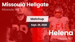 Matchup: Hellgate  vs. Helena  2020