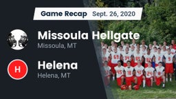 Recap: Missoula Hellgate  vs. Helena  2020