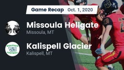 Recap: Missoula Hellgate  vs. Kalispell Glacier  2020