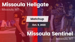 Matchup: Hellgate  vs. Missoula Sentinel  2020