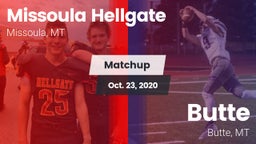 Matchup: Hellgate  vs. Butte  2020