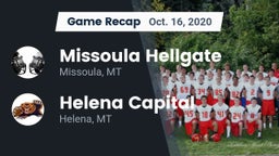 Recap: Missoula Hellgate  vs. Helena Capital  2020