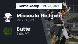 Recap: Missoula Hellgate  vs. Butte  2020