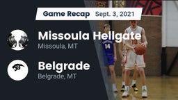 Recap: Missoula Hellgate  vs. Belgrade  2021