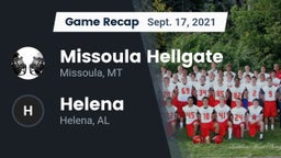 Recap: Missoula Hellgate  vs. Helena  2021