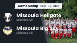 Recap: Missoula Hellgate  vs. Missoula Big Sky  2022
