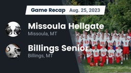 Recap: Missoula Hellgate  vs. Billings Senior  2023