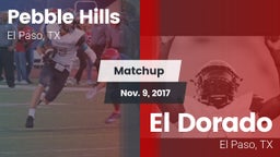 Matchup: Pebble Hills High Sc vs. El Dorado  2017