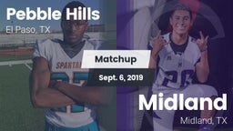Matchup: Pebble Hills High Sc vs. Midland  2019