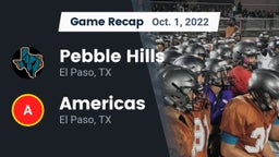 Recap: Pebble Hills  vs. Americas  2022