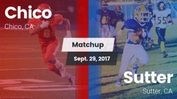 Matchup: Chico  vs. Sutter  2017