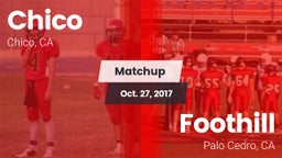 Matchup: Chico  vs. Foothill  2017