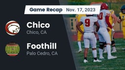 Recap: Chico  vs. Foothill  2023