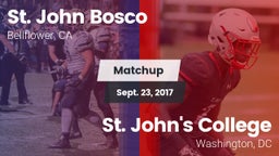 Matchup: St. John Bosco High vs. St. John's College  2017