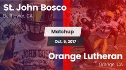 Matchup: St. John Bosco High vs. Orange Lutheran  2017