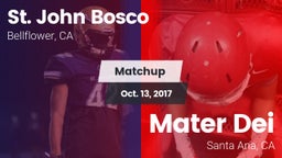 Matchup: St. John Bosco High vs. Mater Dei  2017