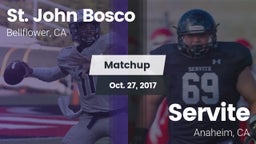 Matchup: St. John Bosco High vs. Servite 2017