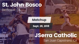 Matchup: St. John Bosco High vs. JSerra Catholic  2018