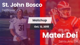 Matchup: St. John Bosco High vs. Mater Dei  2018