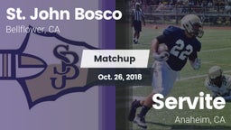 Matchup: St. John Bosco High vs. Servite 2018