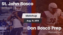 Matchup: St. John Bosco High vs. Don Bosco Prep  2019