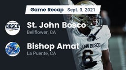 Recap: St. John Bosco  vs. Bishop Amat  2021
