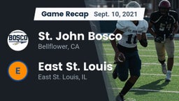 Recap: St. John Bosco  vs. East St. Louis  2021