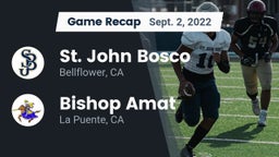 Recap: St. John Bosco  vs. Bishop Amat  2022