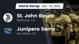Recap: St. John Bosco  vs. Junipero Serra  2022
