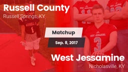 Matchup: Russell County High vs. West Jessamine  2017