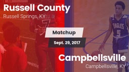 Matchup: Russell County High vs. Campbellsville  2017