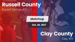 Matchup: Russell County High vs. Clay County  2017