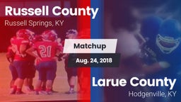 Matchup: Russell County High vs. Larue County  2018