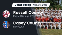 Recap: Russell County  vs. Casey County  2018