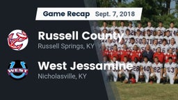 Recap: Russell County  vs. West Jessamine  2018