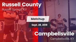 Matchup: Russell County High vs. Campbellsville  2018