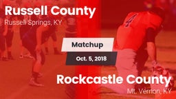 Matchup: Russell County High vs. Rockcastle County  2018