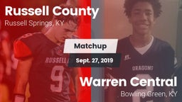 Matchup: Russell County High vs. Warren Central  2019