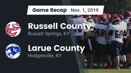 Recap: Russell County  vs. Larue County  2019