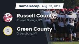 Recap: Russell County  vs. Green County  2019
