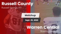 Matchup: Russell County High vs. Warren Central  2020