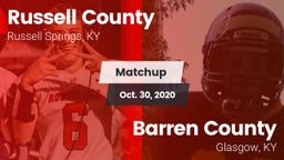 Matchup: Russell County High vs. Barren County  2020